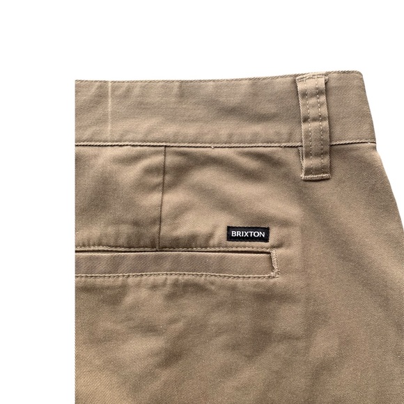 Brixton Men’s Khaki Chinos Size 38 - Picture 4 of 4